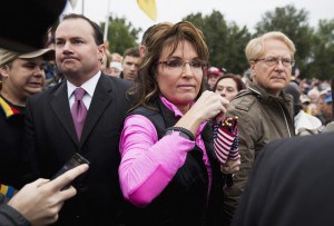 Birds of a feather: Republican Sen. Mike Lee, Sarah Palin and Larry Klayman 