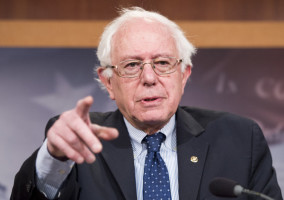 UNITED STATES - JANUARY 16: Senate Budget Committee ranking member Sen. Bernie Sanders, I-Vt. holds a news conference on the budget on Friday, Jan. 16, 2015. (Photo By Bill Clark/CQ Roll Call)